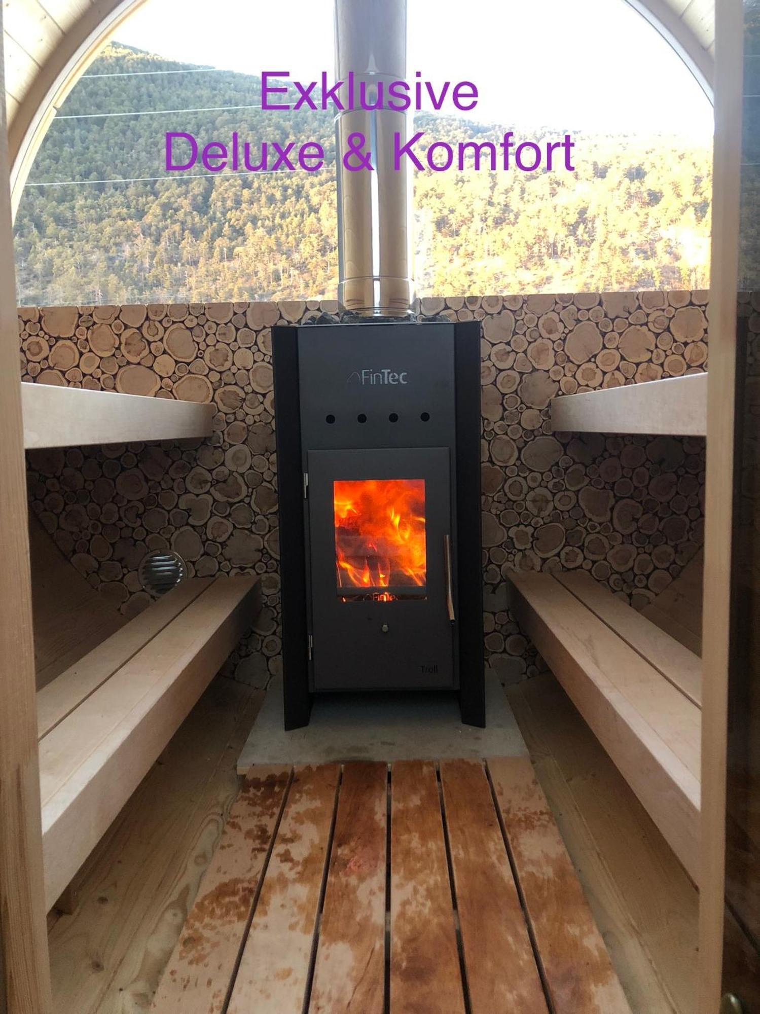 Deluxefort Fuer 10 Gaeste Mit Eigenem Whirlpool Und Fasssauna Imst Buitenkant foto